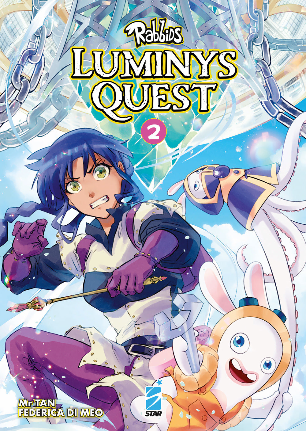 Copertina del libro LUMINYS QUEST. RABBIDS. VOL. 2