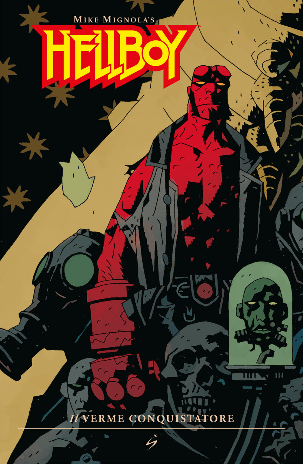 Copertina del libro HELLBOY N. 5 - IL VERME CONQUISTATORE