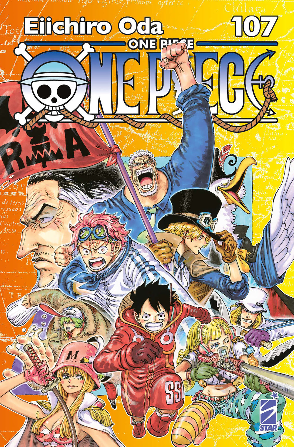 Copertina del libro ONE PIECE NEW EDITION N. 107