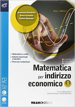 Copertina del libro MATEMATICA PER INDIRIZZO ECONOMICO 1 ED.