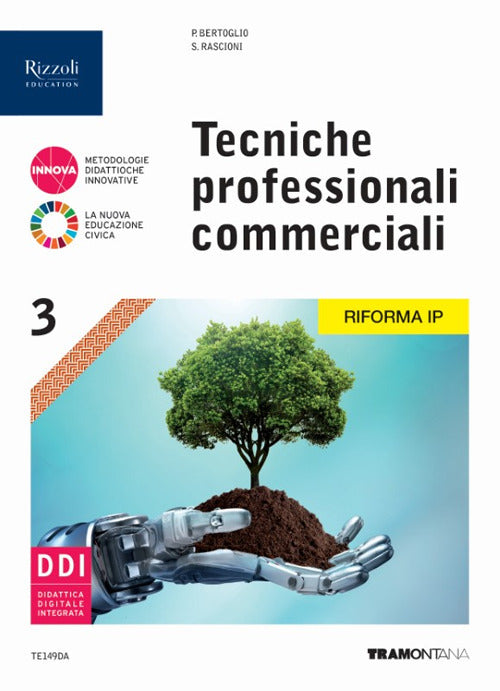 Copertina del libro TECNICHE PROFESSIONALI COMMERCIALI 3 ED. Immagine principale del prodotto