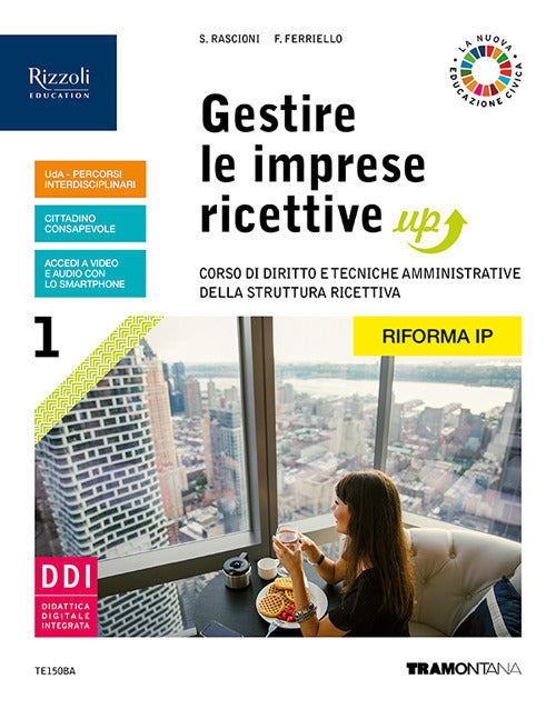 Copertina del libro GESTIRE LE IMPRESE RICETTIVE UP 1 ED. MI Immagine principale del prodotto
