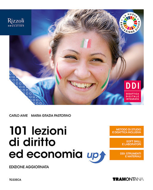 Copertina del libro 101 LEZIONI DI DIRITTO ED ECONOMIA UP ED