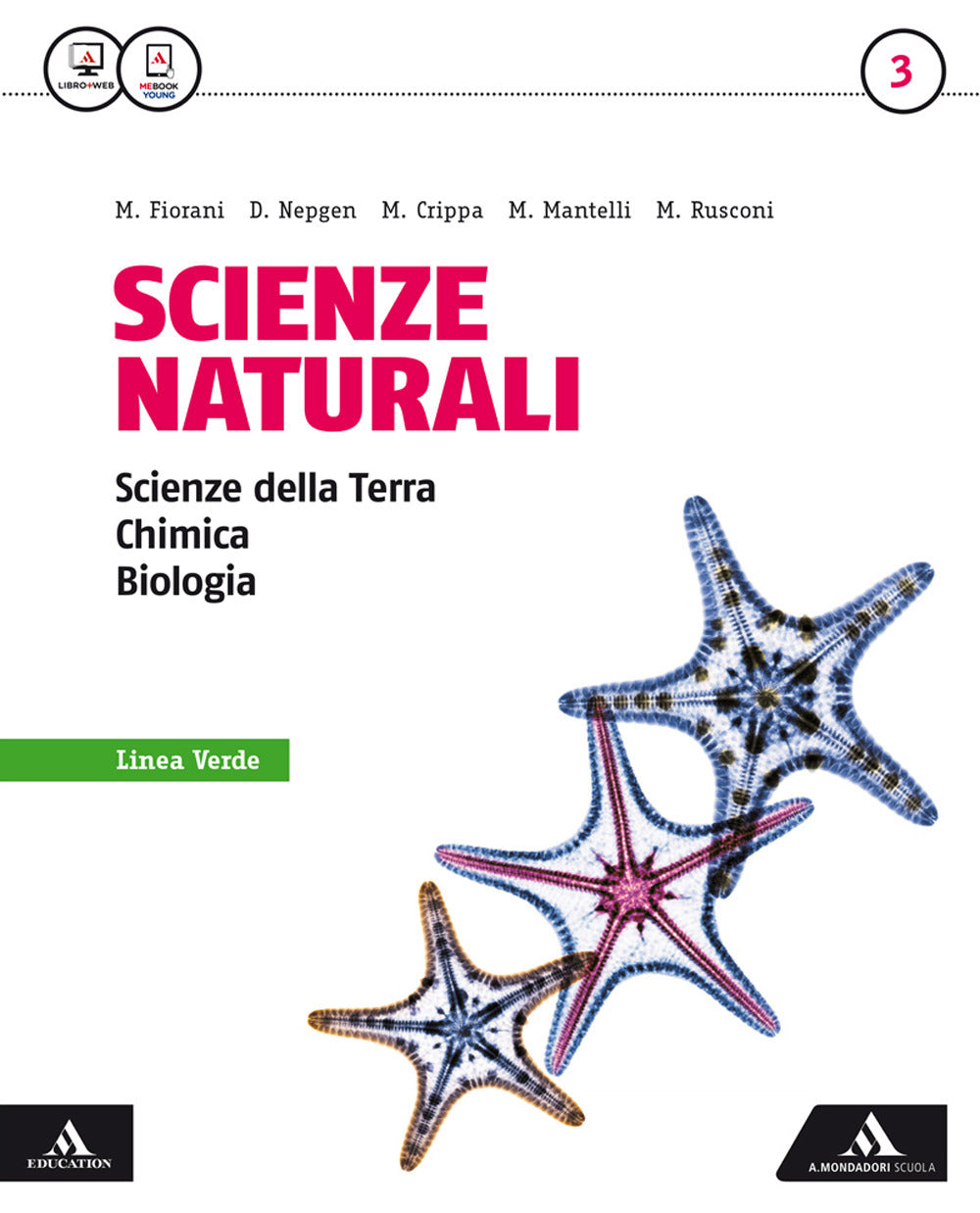 Copertina del libro SCIENZE NATURALI LINEA VERDE 3 ED. MISTA