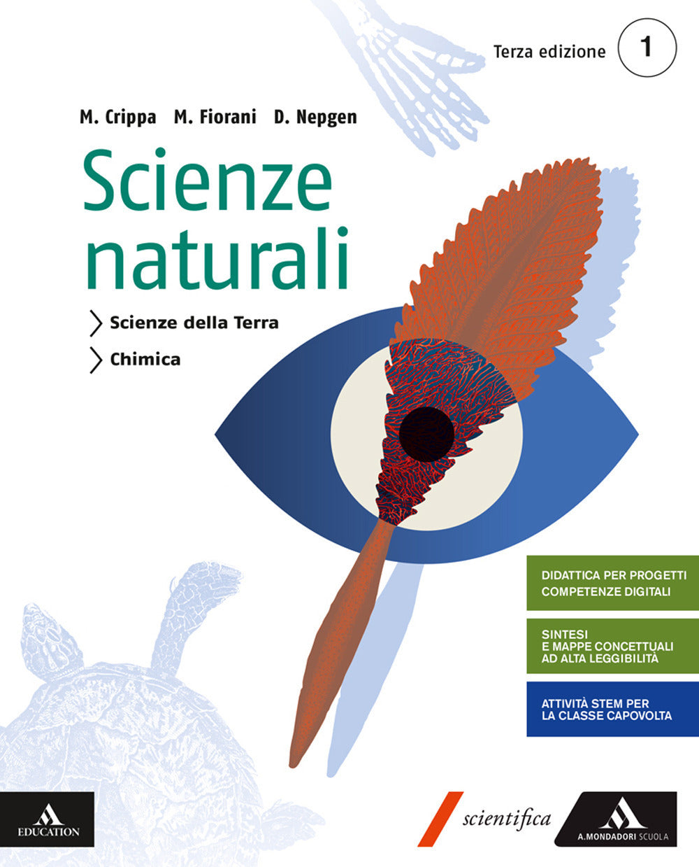 Copertina del libro SCIENZE NATURALI TERZA ED. 1 ED. MISTA