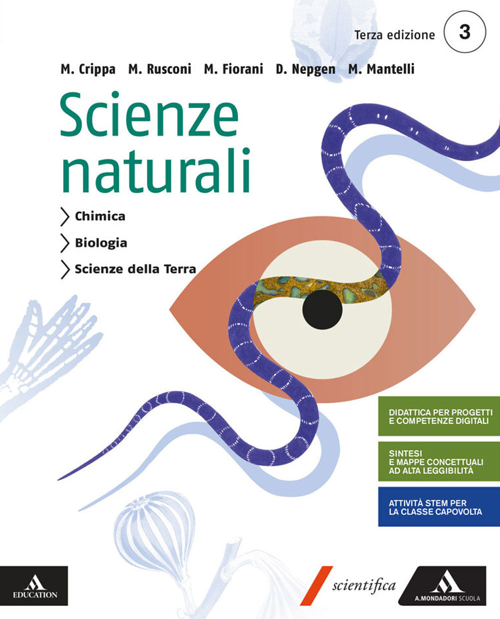 Copertina del libro SCIENZE NATURALI TERZA ED. 3 ED. MISTA
