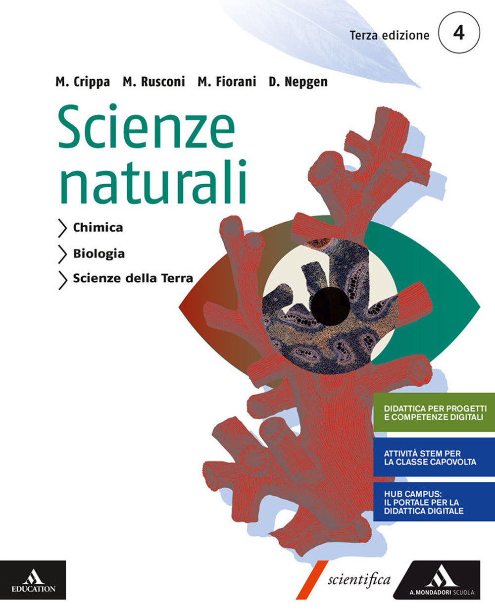 Copertina del libro SCIENZE NATURALI TERZA ED. 4 ED. MISTA
