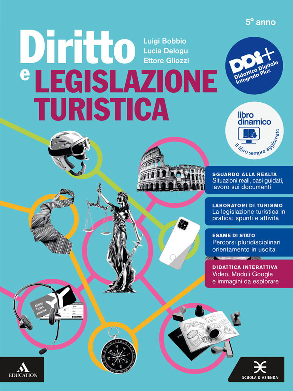 Copertina del libro DIRITTO LEG TUR 5 ANNO 2024 Immagine principale del prodotto