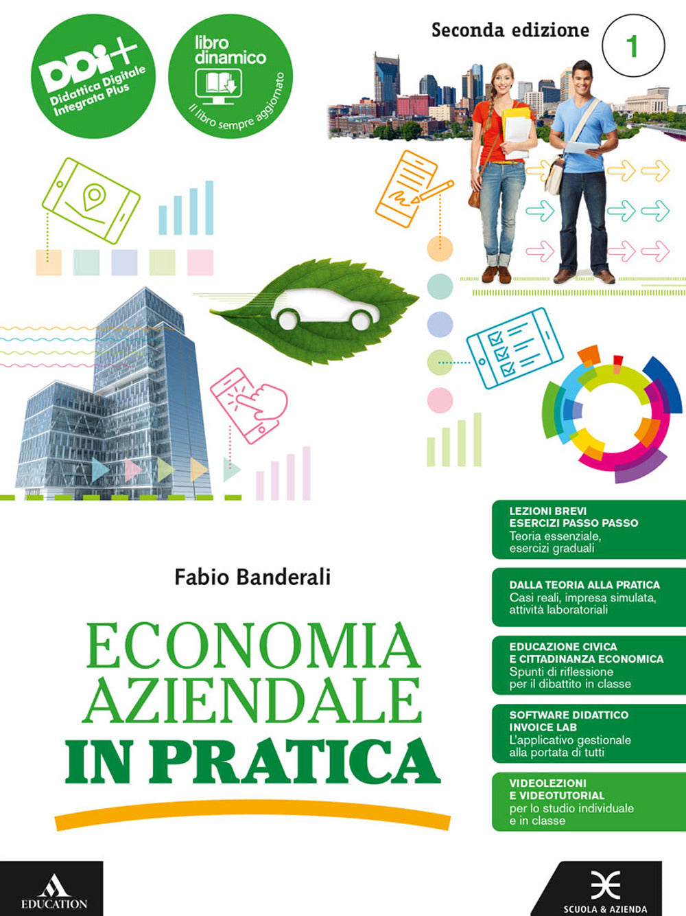 Copertina del libro ECON AZIEND IN PRATICA 1B