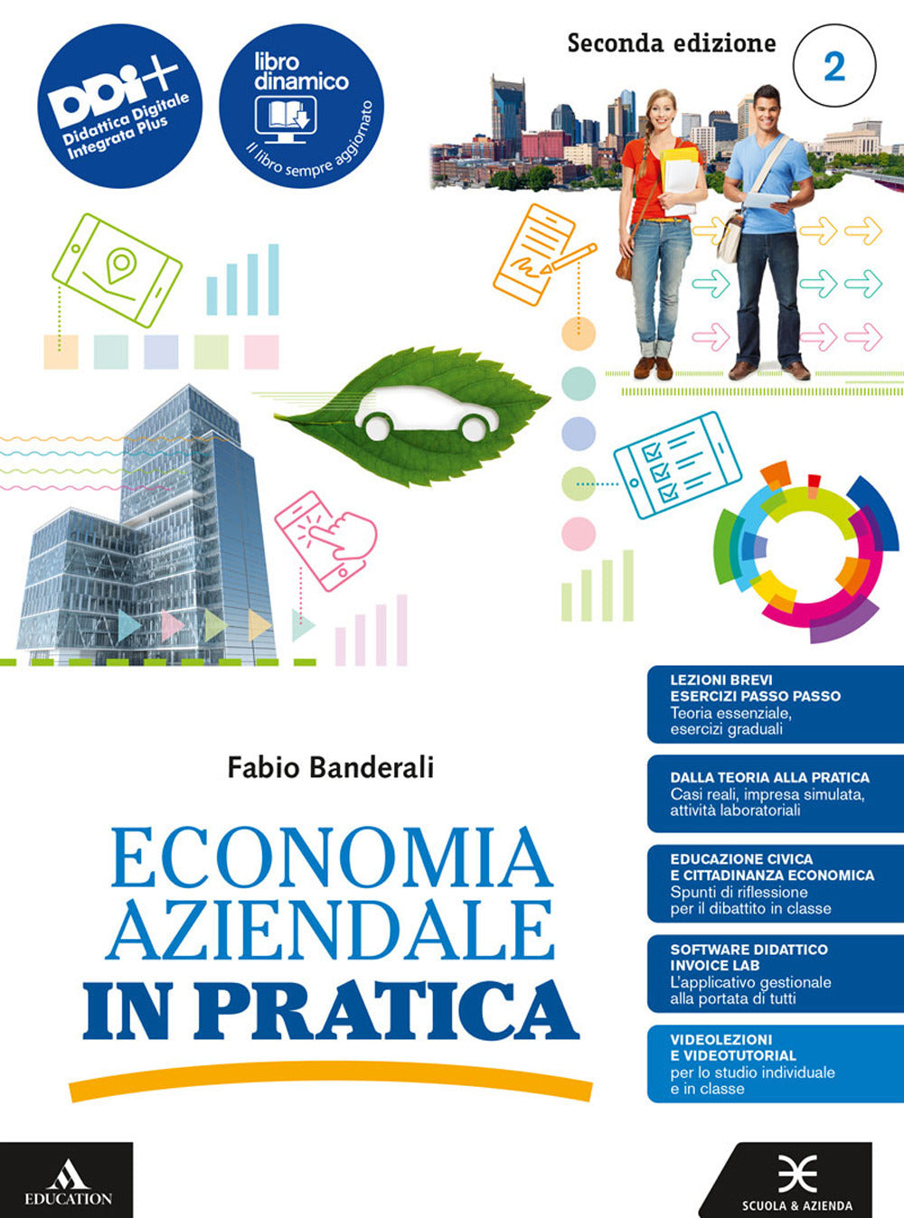 Copertina del libro ECON AZIEND IN PRATICA 2A
