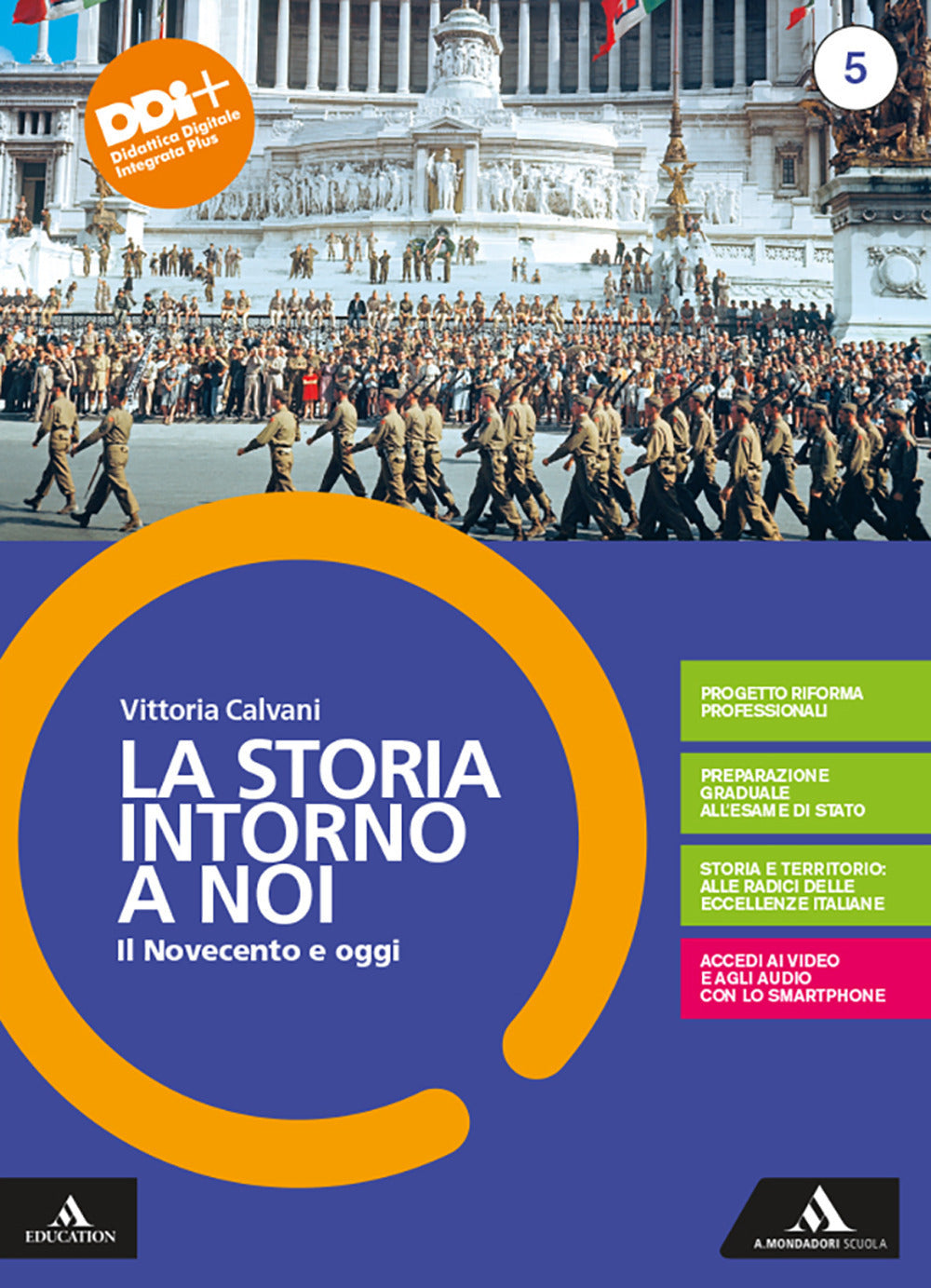 Copertina del libro STORIA INTORNO A NOI 5 ED. MISTA