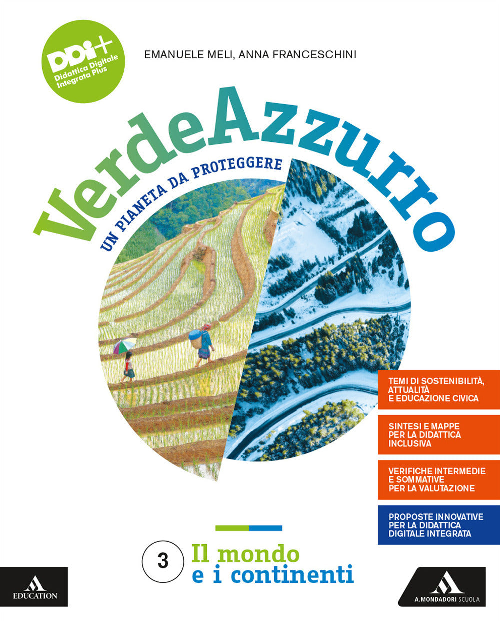 Copertina del libro VERDEAZZURRO 3 ED. MISTA Immagine principale del prodotto