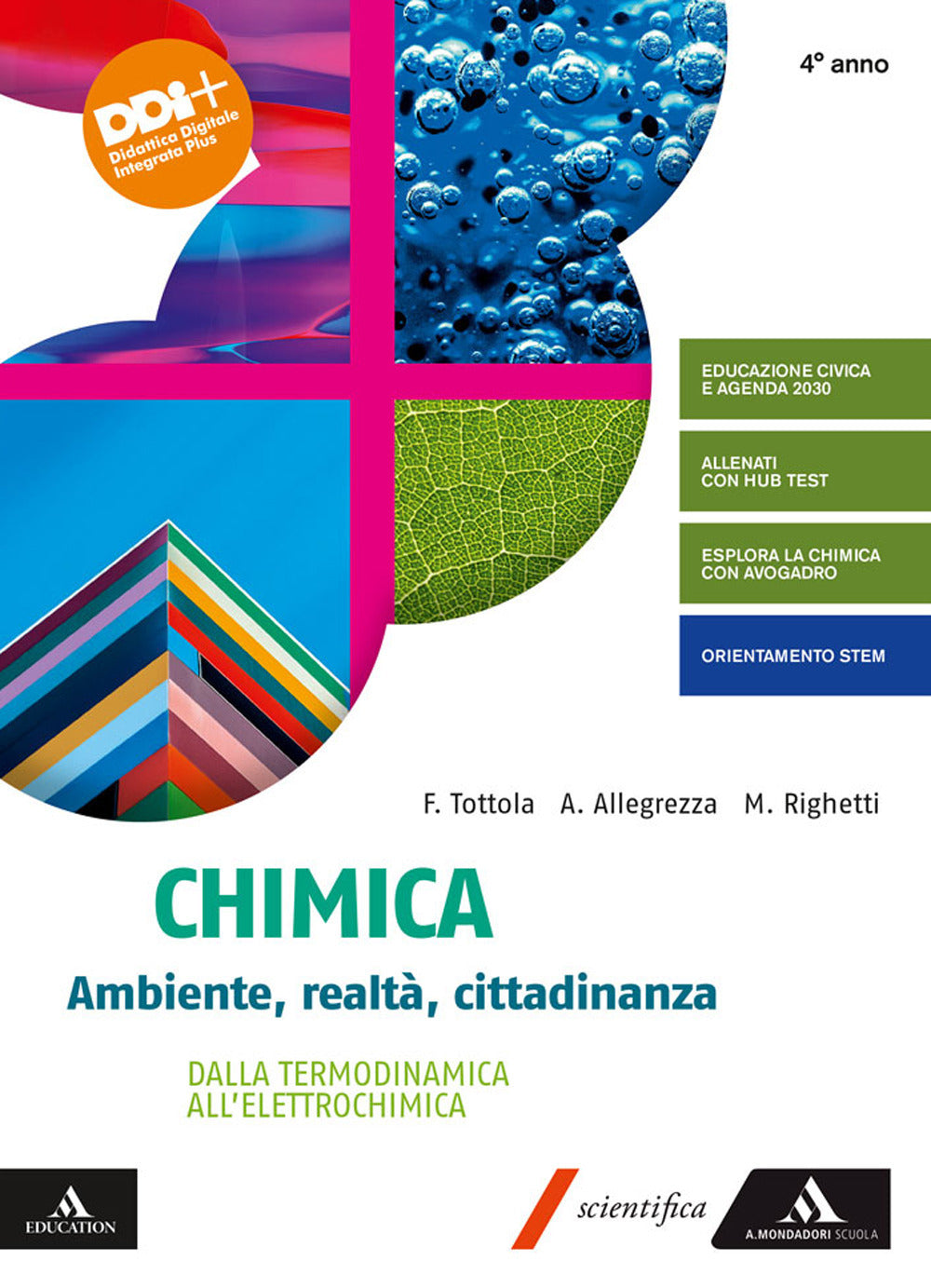 Copertina del libro CHIMICA AMBIENTE REALTÀ CITTADINANZA ED.
