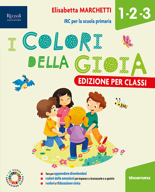 Copertina del libro COLORI DELLA GIOIA (I) EDZIONE PER CLASSI 1-2-3 Immagine principale del prodotto