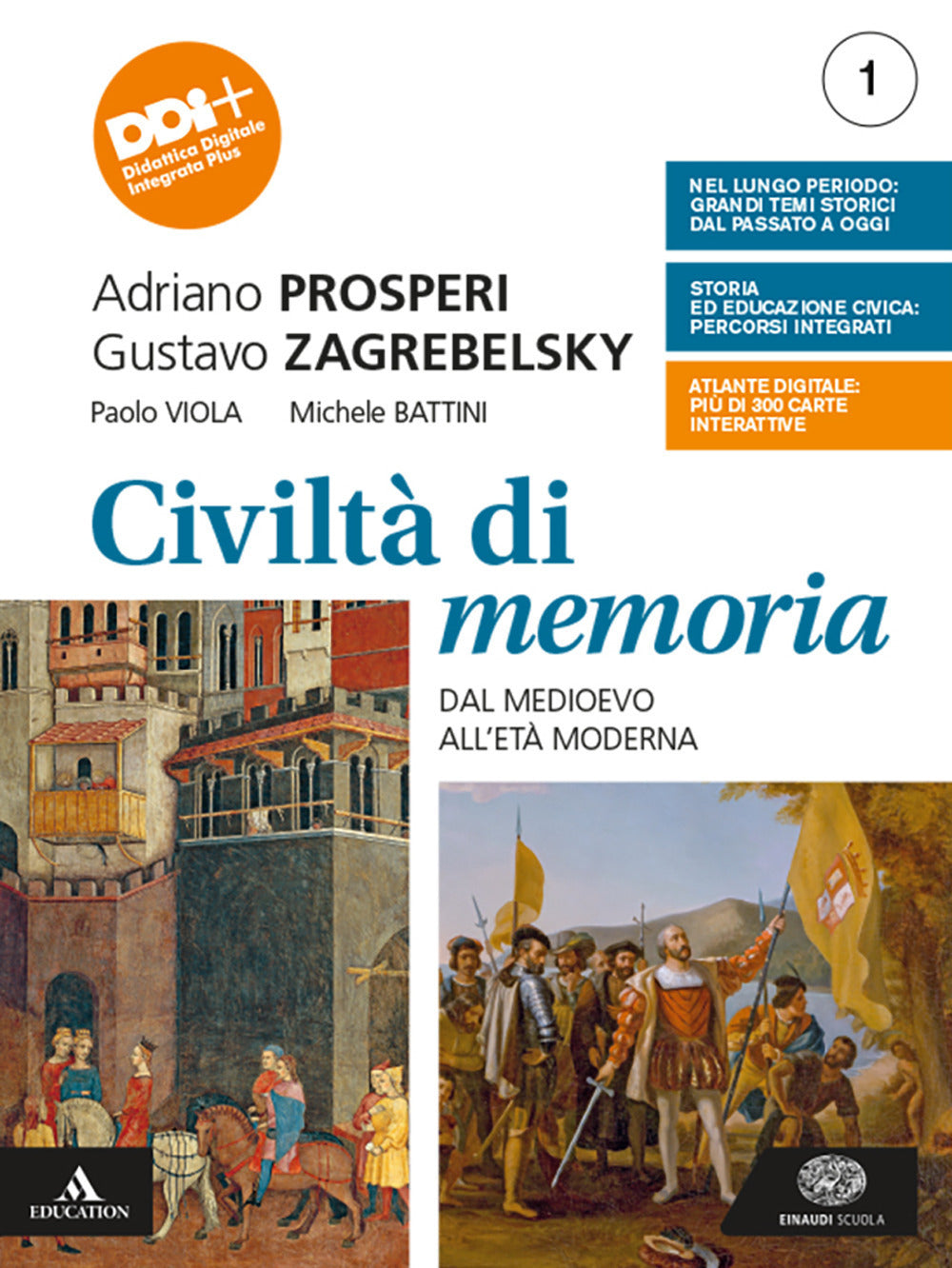 Copertina del libro CIVILTÀ DI MEMORIA 1 ED. MISTA