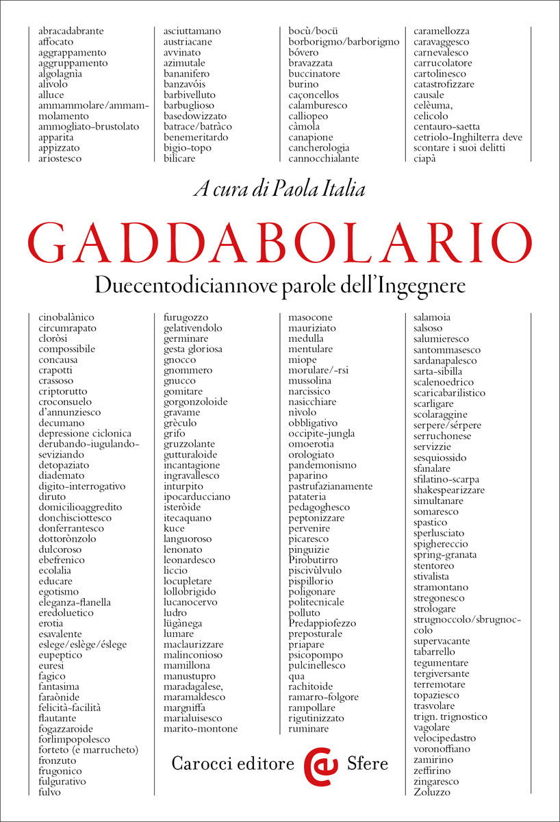 Copertina del libro GADDABOLARIO