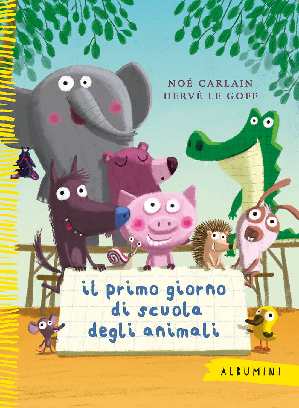 Copertina del libro IL PRIMO GIORNO DI SCUOLA DEGLI ANIMALI. Immagine principale del prodotto