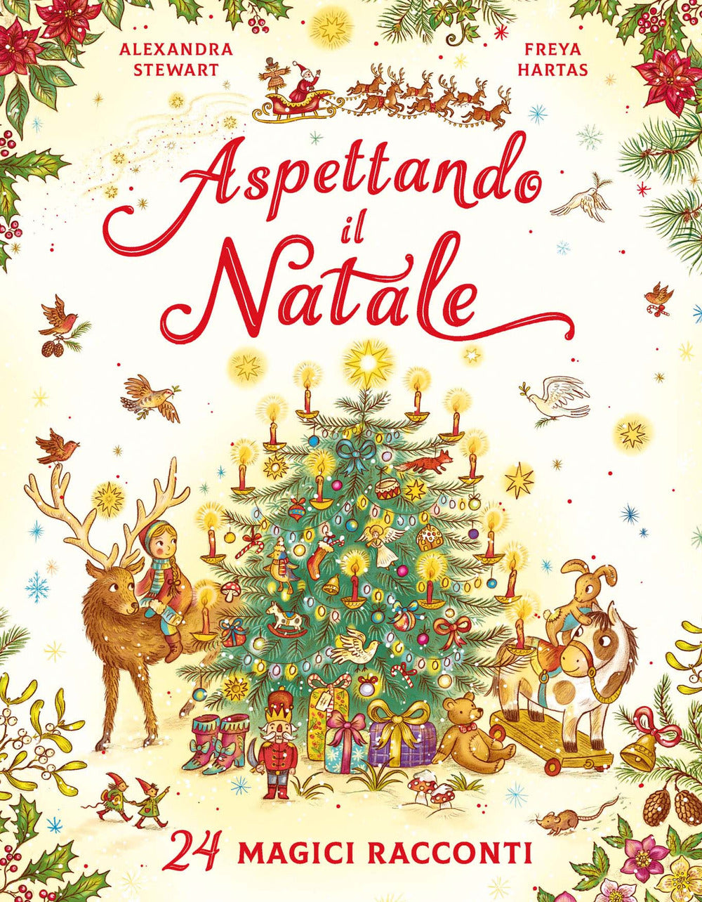 Copertina del libro ASPETTANDO IL NATALE. 24 MAGICI RACCONTI