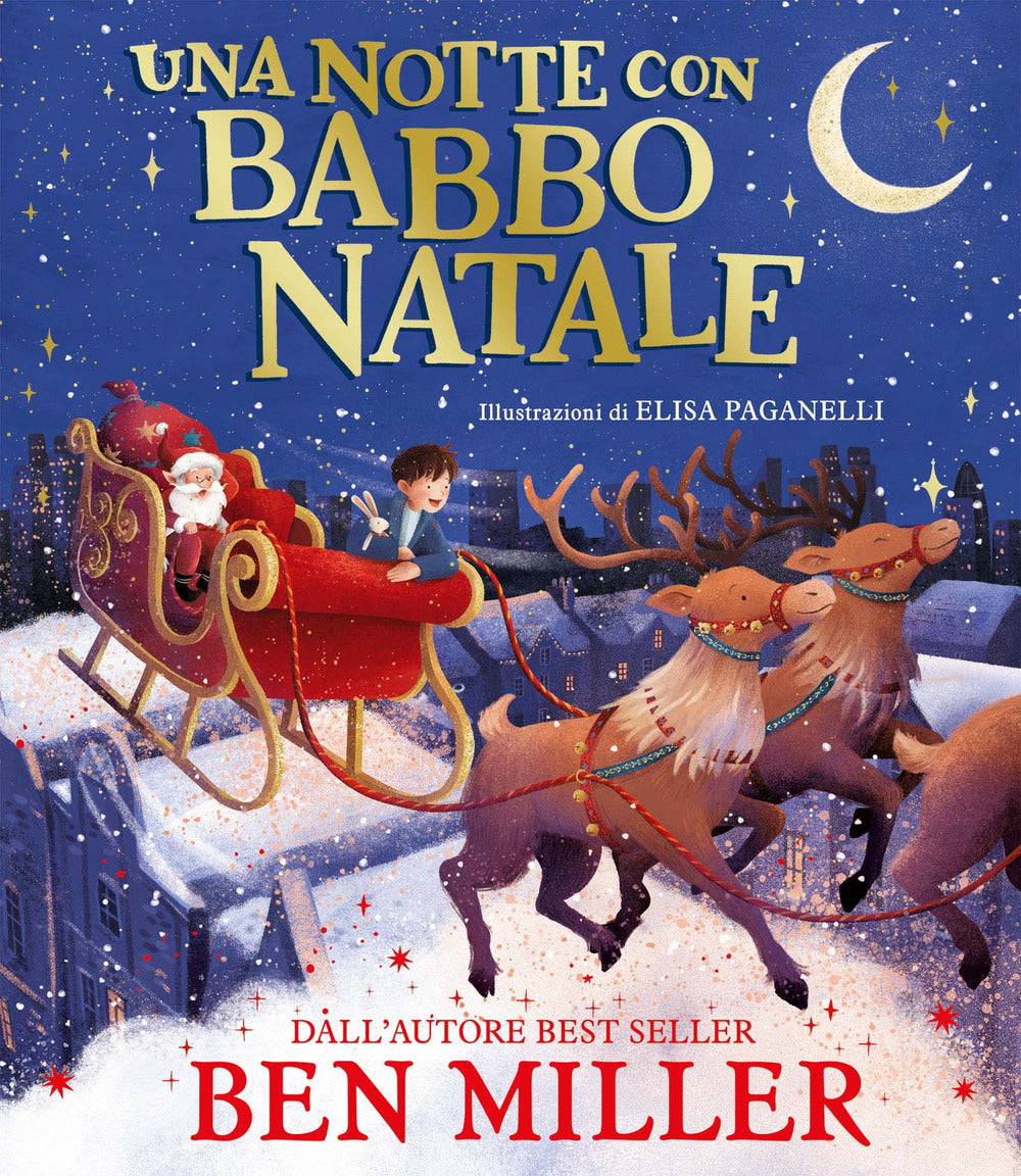 Copertina del libro UNA NOTTE CON BABBO NATALE