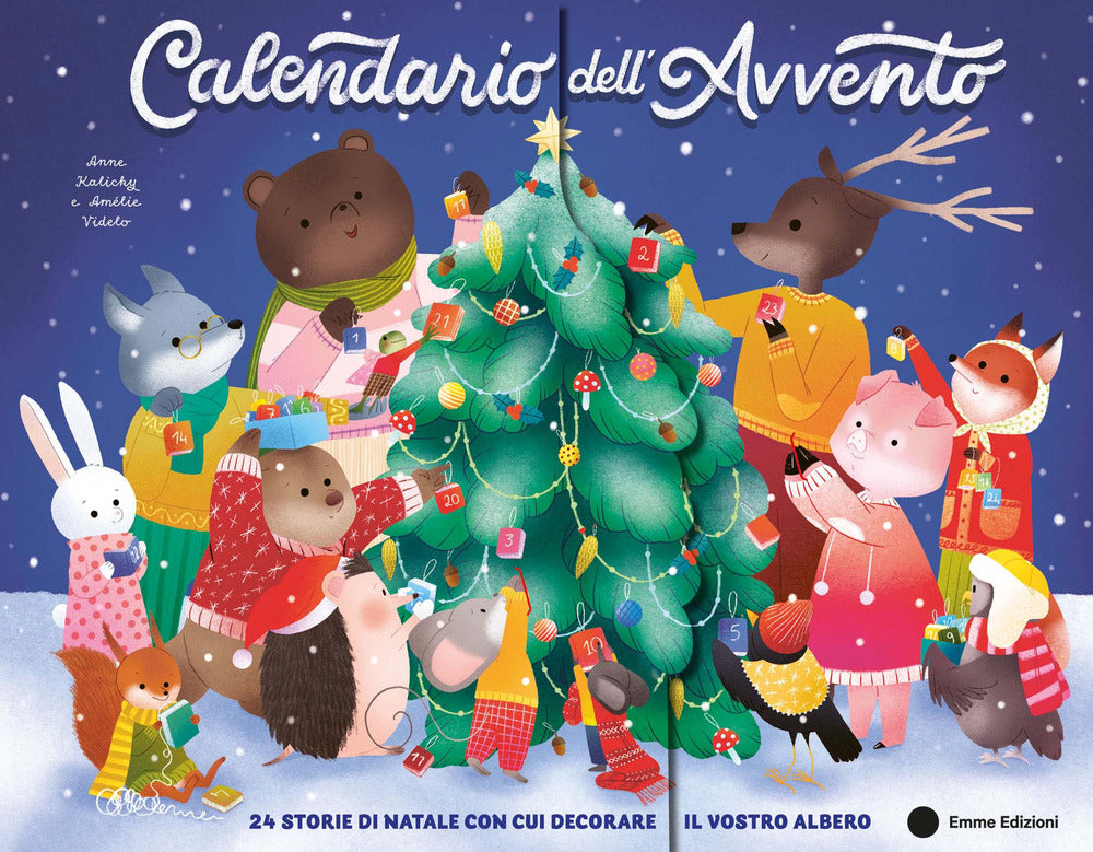 Copertina del libro CALENDARIO DELL'AVVENTO. 24 STORIE DI NA
