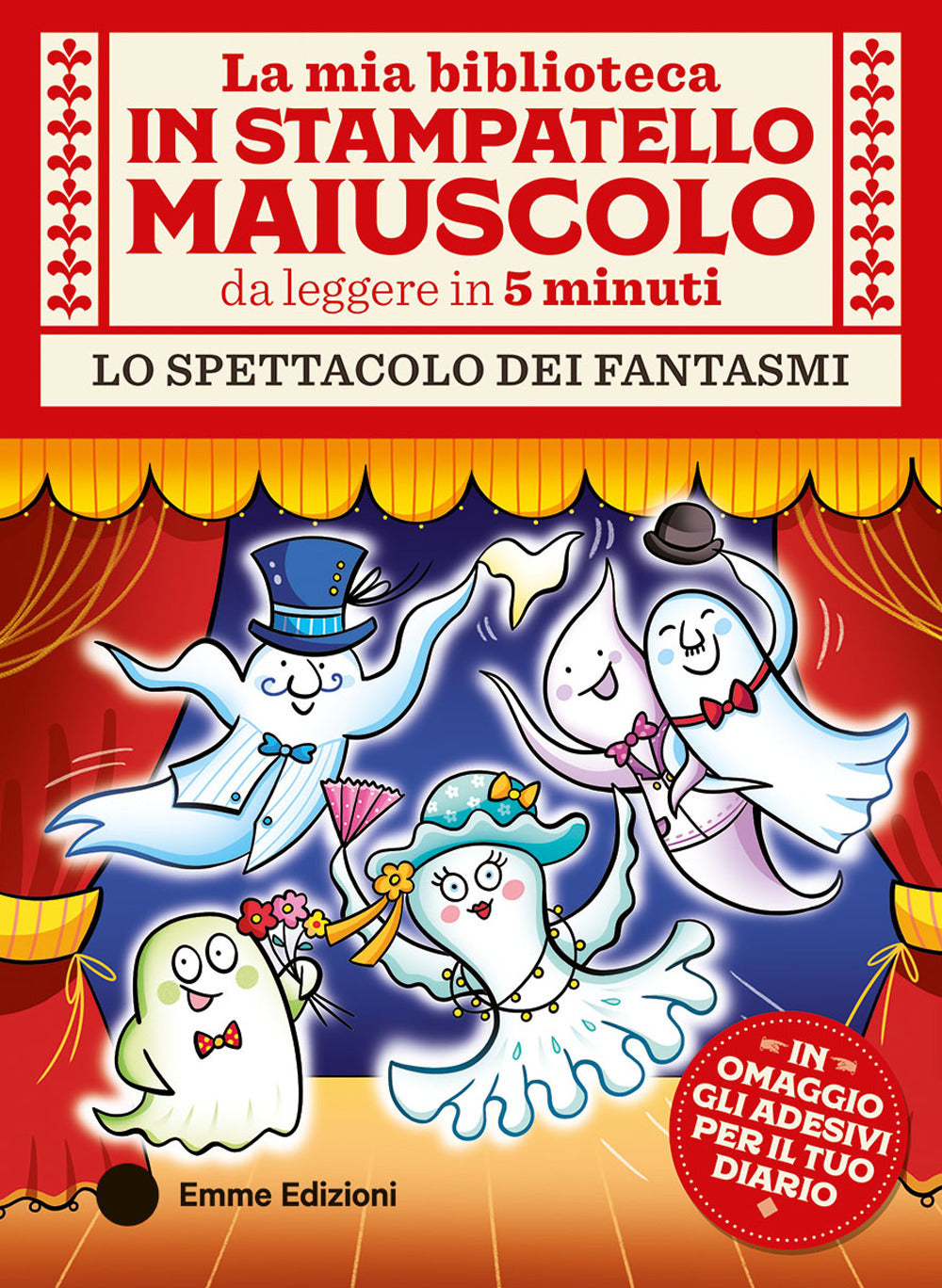 Copertina del libro LO SPETTACOLO DEI FANTASMI. STAMPATELLO