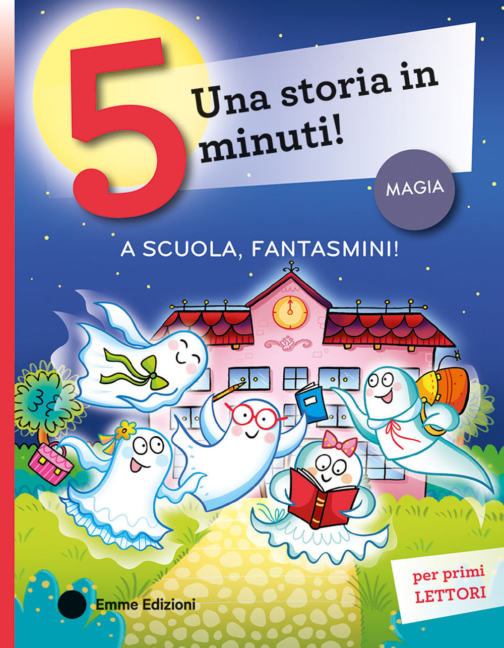 Copertina del libro A SCUOLA, FANTASMINI! STAMPATELLO MAIUSC Immagine principale del prodotto