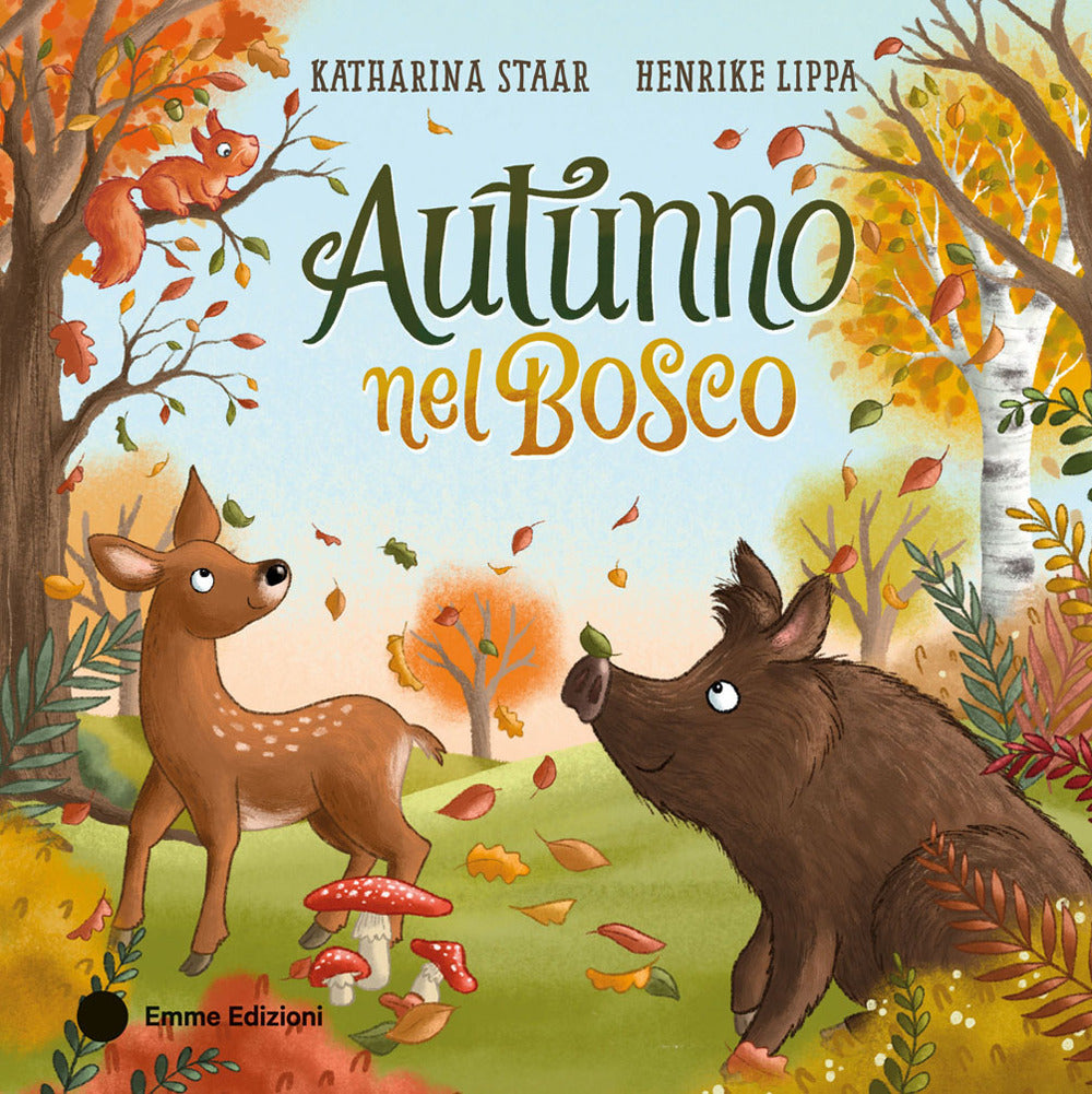 Copertina del libro AUTUNNO NEL BOSCO. EDIZ. A COLORI