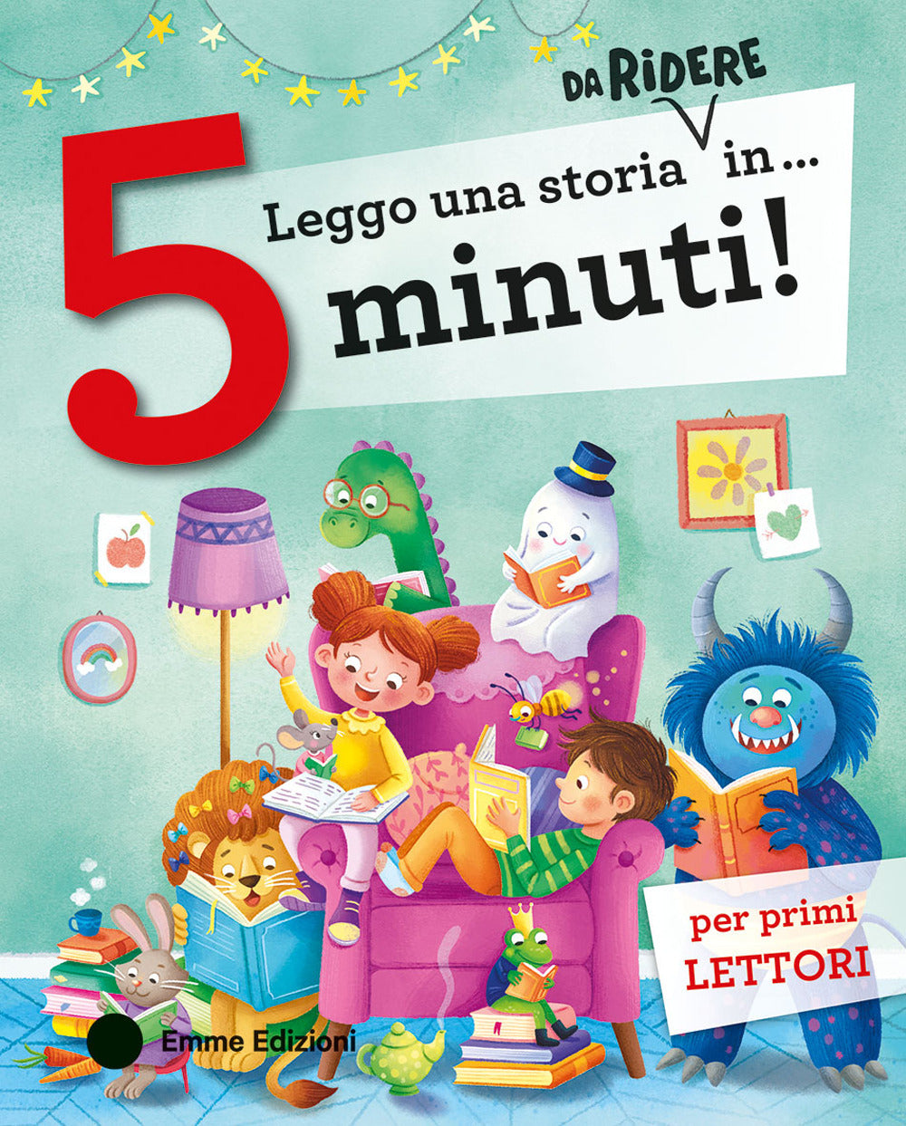 Copertina del libro LEGGO UNA STORIA DA RIDERE IN... 5 MINUT