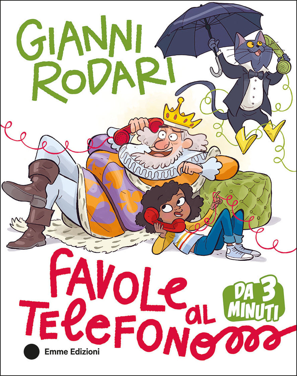 Copertina del libro FAVOLE AL TELEFONO DA 3 MINUTI. EDIZ. A