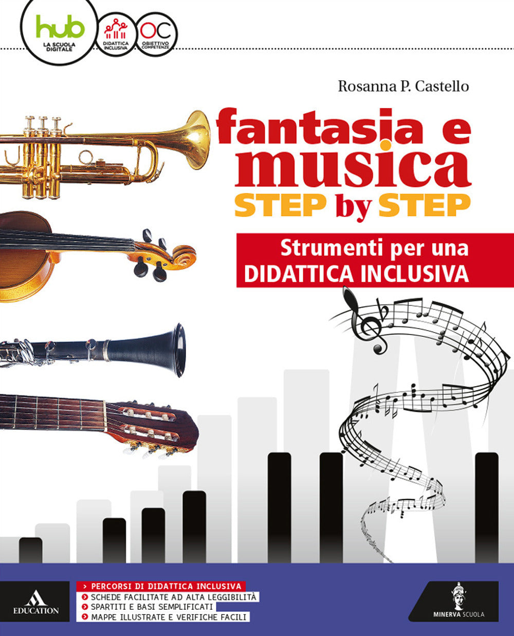 Copertina del libro FANTASIA E MUSICA STEP BY STEP ED. MISTA