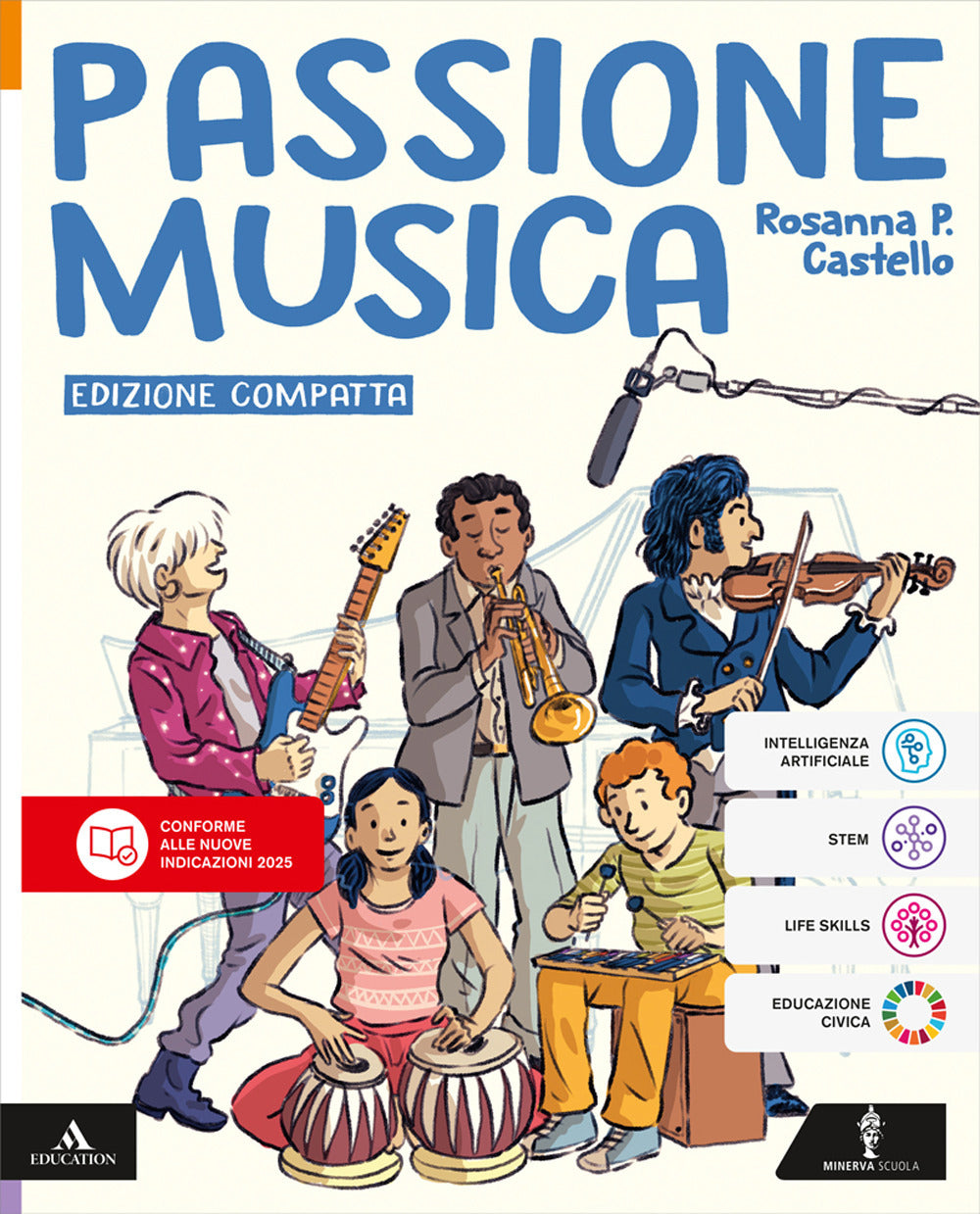 Copertina del libro PASSIONE MUSICA COMPATTA + STRUMENTI PER