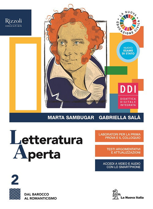 Copertina del libro LETTERATURA APERTA 2 ED. MISTA