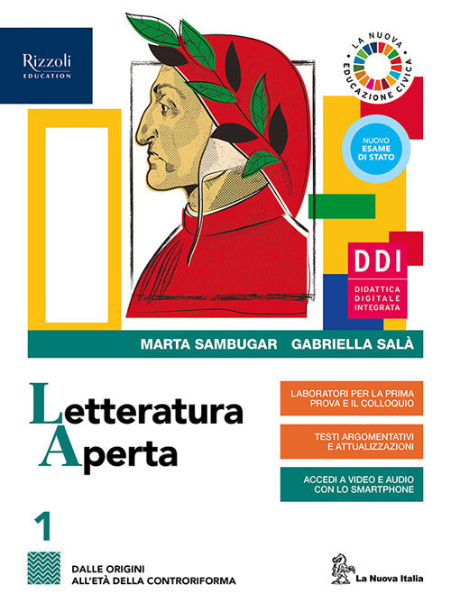 Copertina del libro LETTERATURA APERTA ED. MISTA
