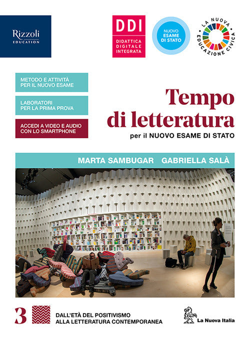 Copertina del libro TEMPO DI LETTERATURA PER IL NUOVO ESAME