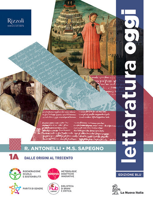 Copertina del libro LETTERATURA OGGI 1A+1B ED. MISTA