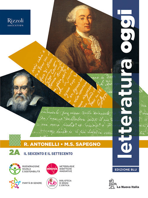 Copertina del libro LETTERATURA OGGI 2A+2B ED. MISTA
