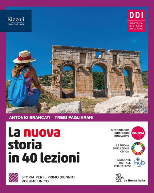 Copertina del libro NUOVA STORIA IN 40 LEZIONI ED. MISTA