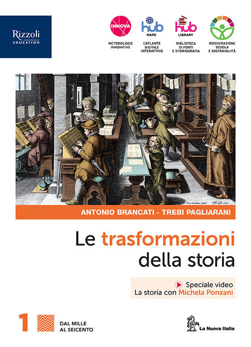 Copertina del libro TRASFORMAZIONI DELLA STORIA 1 ED. MISTA Immagine principale del prodotto