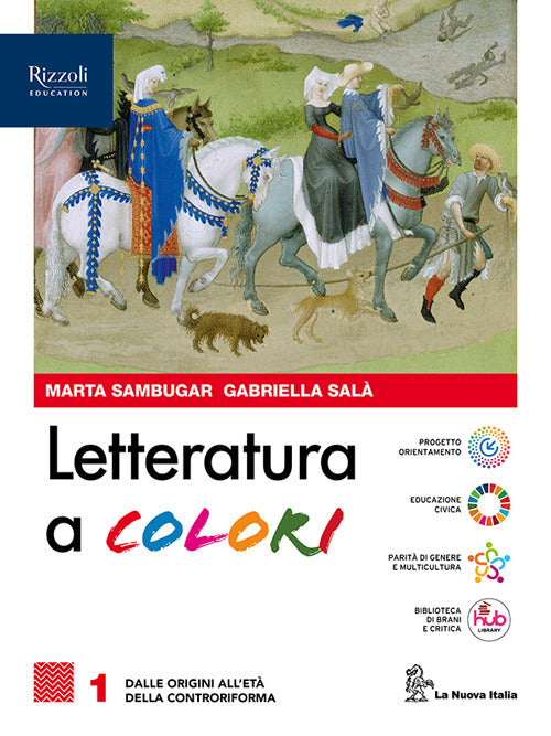 Copertina del libro LETTERATURA A COLORI 1