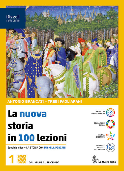 Copertina del libro NUOVA STORIA 100 LEZIONI +FASC IP S