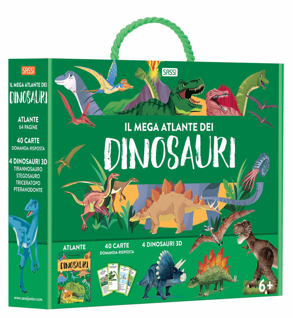 Copertina del libro IL MEGA ATLANTE DEI DINOSAURI (DISPONIBI
