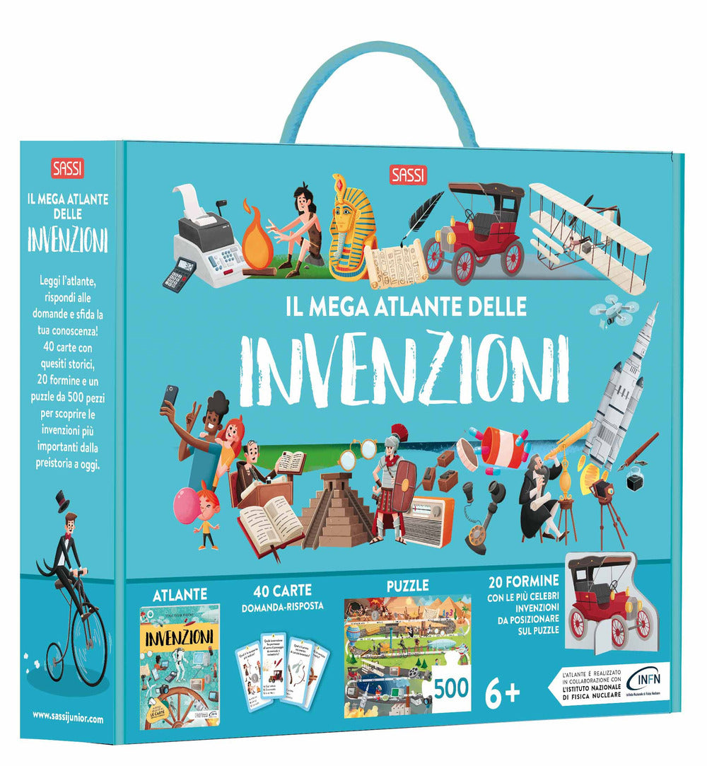 Copertina del libro MEGA ATLANTE DELLE INVENZIONI Immagine principale del prodotto