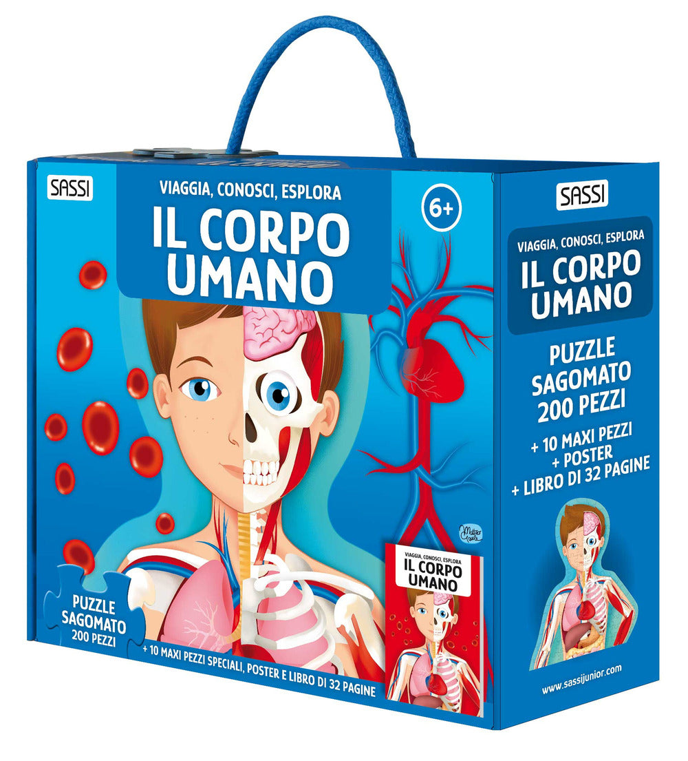 Copertina del libro VIAGGIA, CONOSCI, ESPLORA. IL CORPO UMAN