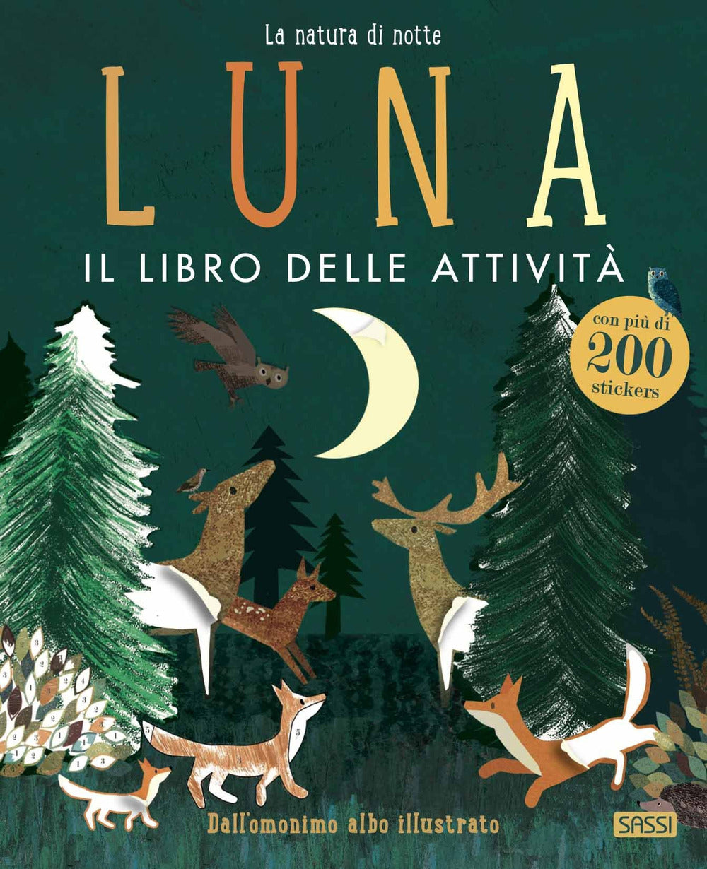 Copertina del libro LUNA. IL LIBRO DELLE ATTIVITÀ. EDIZ. A C