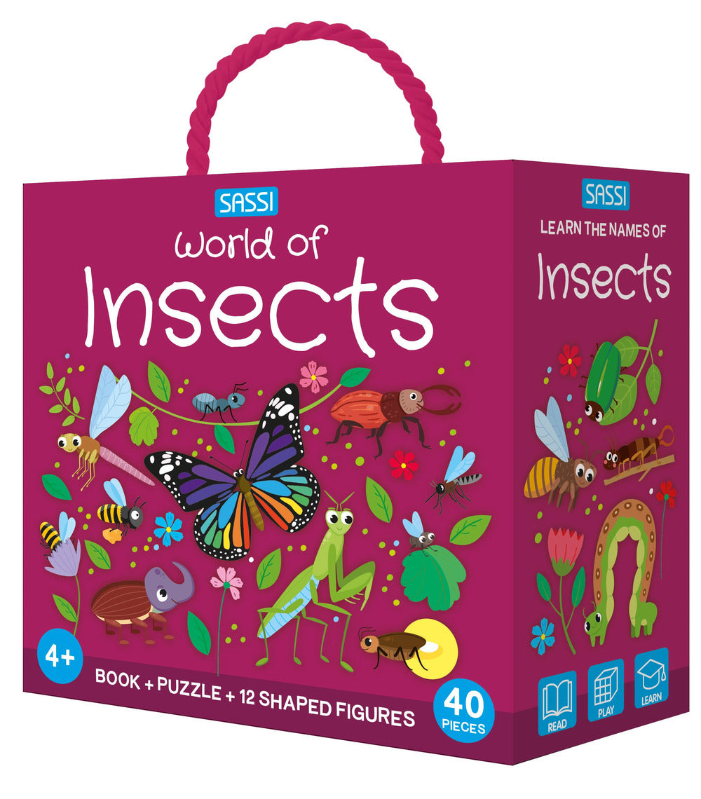 Copertina del libro WORLD OF INSECTS. Q-BOX. EDIZ. A COLORI.