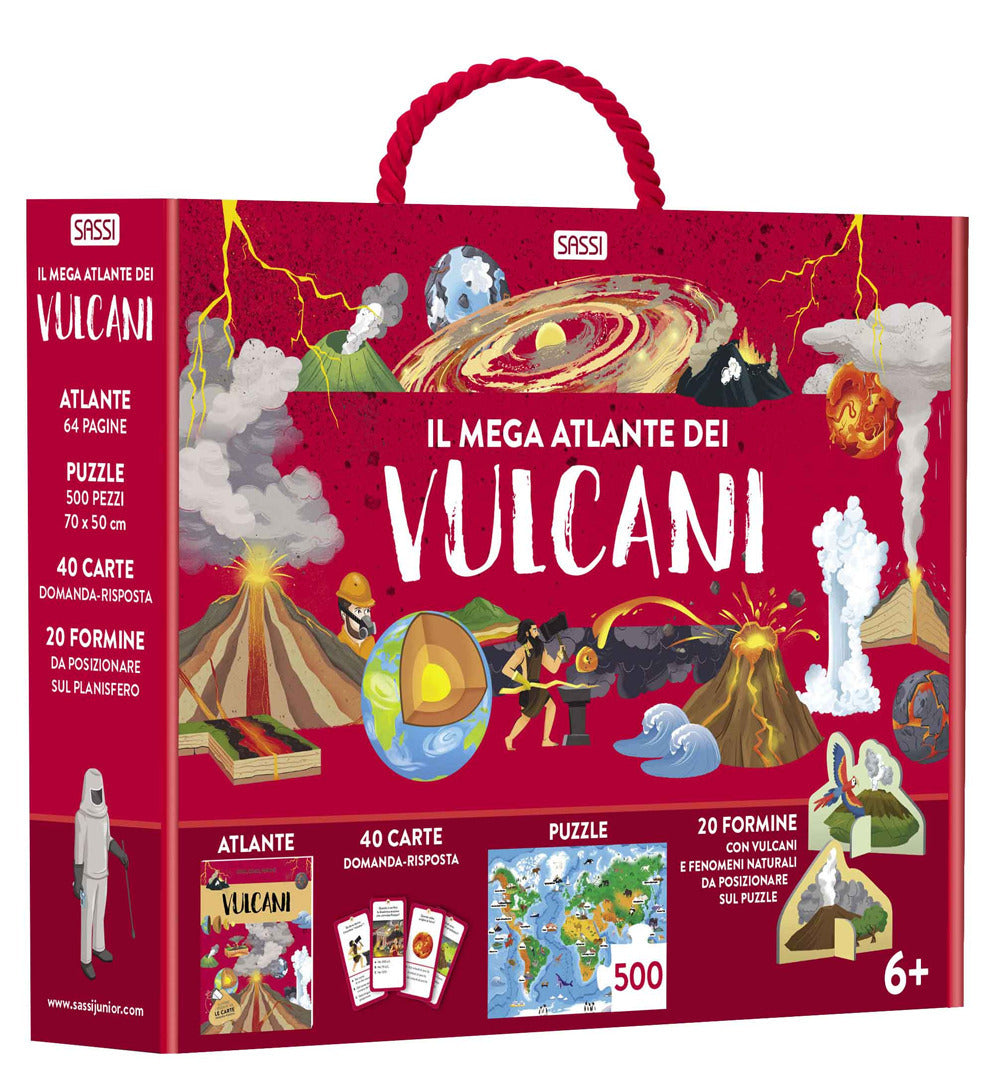 Copertina del libro MEGA ATLANTE DEI VULCANI. NUOVA EDIZ. Immagine principale del prodotto