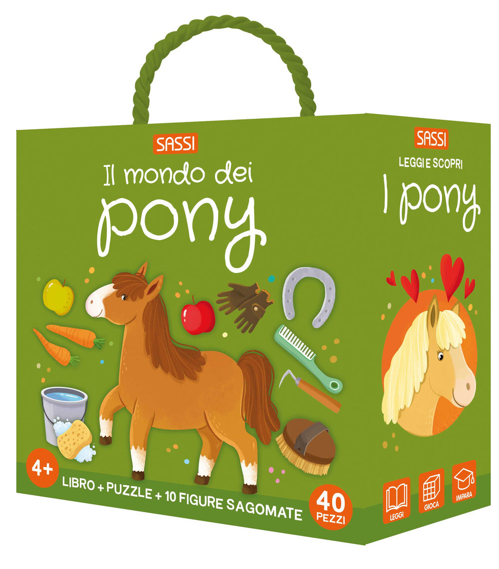 Copertina del libro IL MONDO DEI PONY. Q-BOX. EDIZ. A COLORI Immagine principale del prodotto