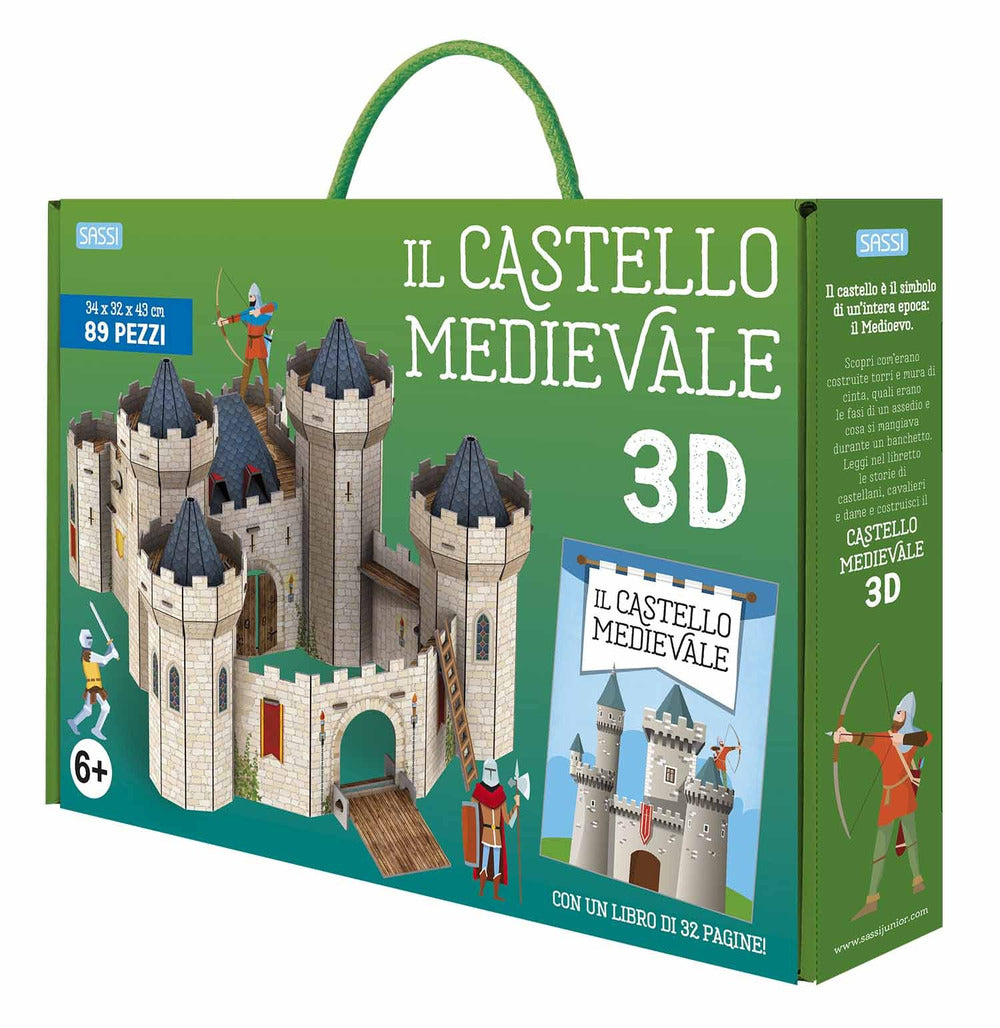 Copertina del libro IL CASTELLO MEDIEVALE 3D. NUOVA EDIZ. CO
