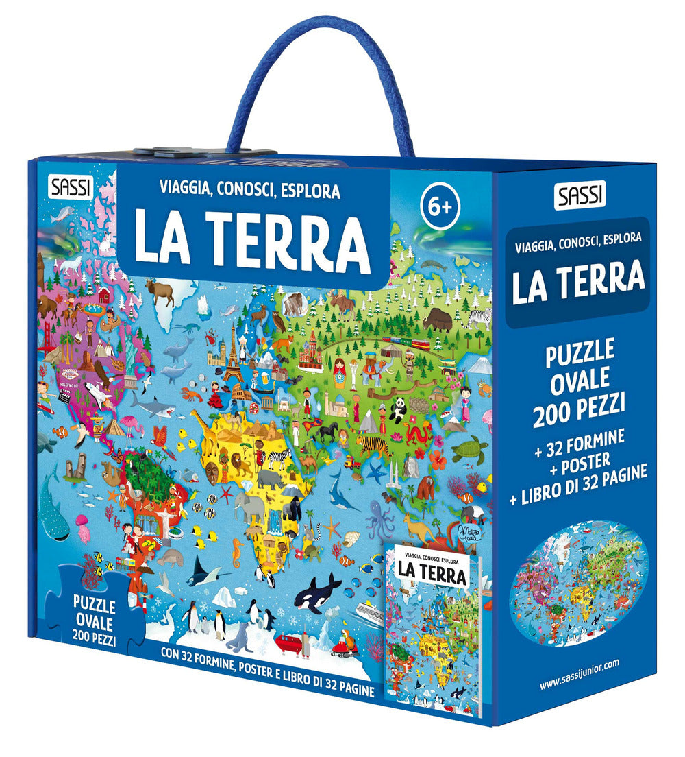 Copertina del libro VIAGGIA, CONOSCI, ESPLORA. LA TERRA - NU