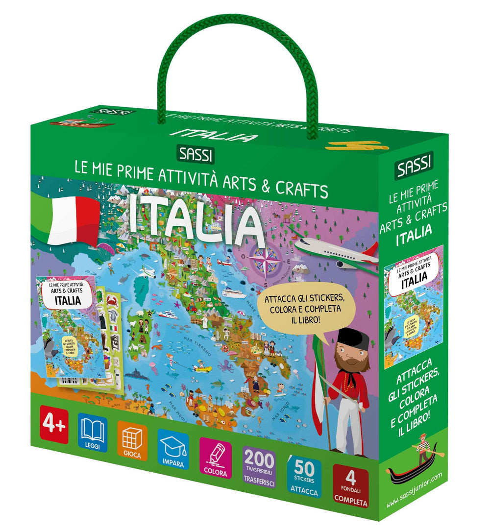 Copertina del libro ITALIA. LE MIE PRIME ATTIVITÀ ARTS & CRA Immagine principale del prodotto